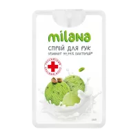 Гигиенический спрей для рук Milana фисташковое мороженое 20 мл